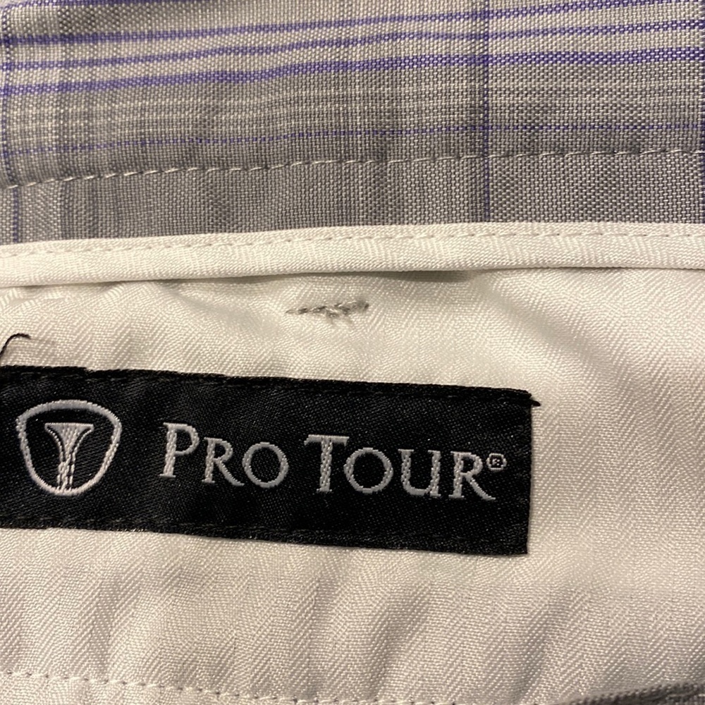 Mens Pro Tour gray stripes shorts size 40 - Picture 3 of 3